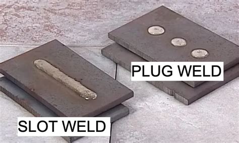 plug or slot weld